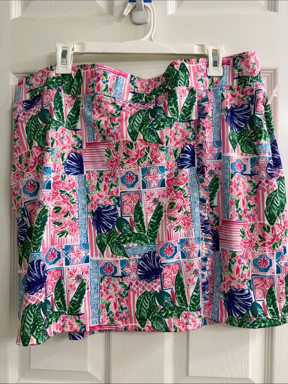 SALE☀️Tropical Patchwork Mini Skort in